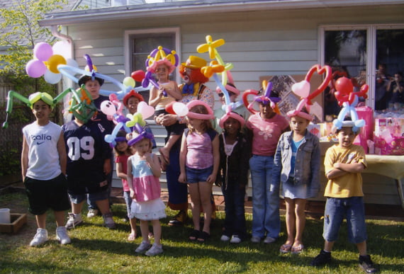 balloon birthday party