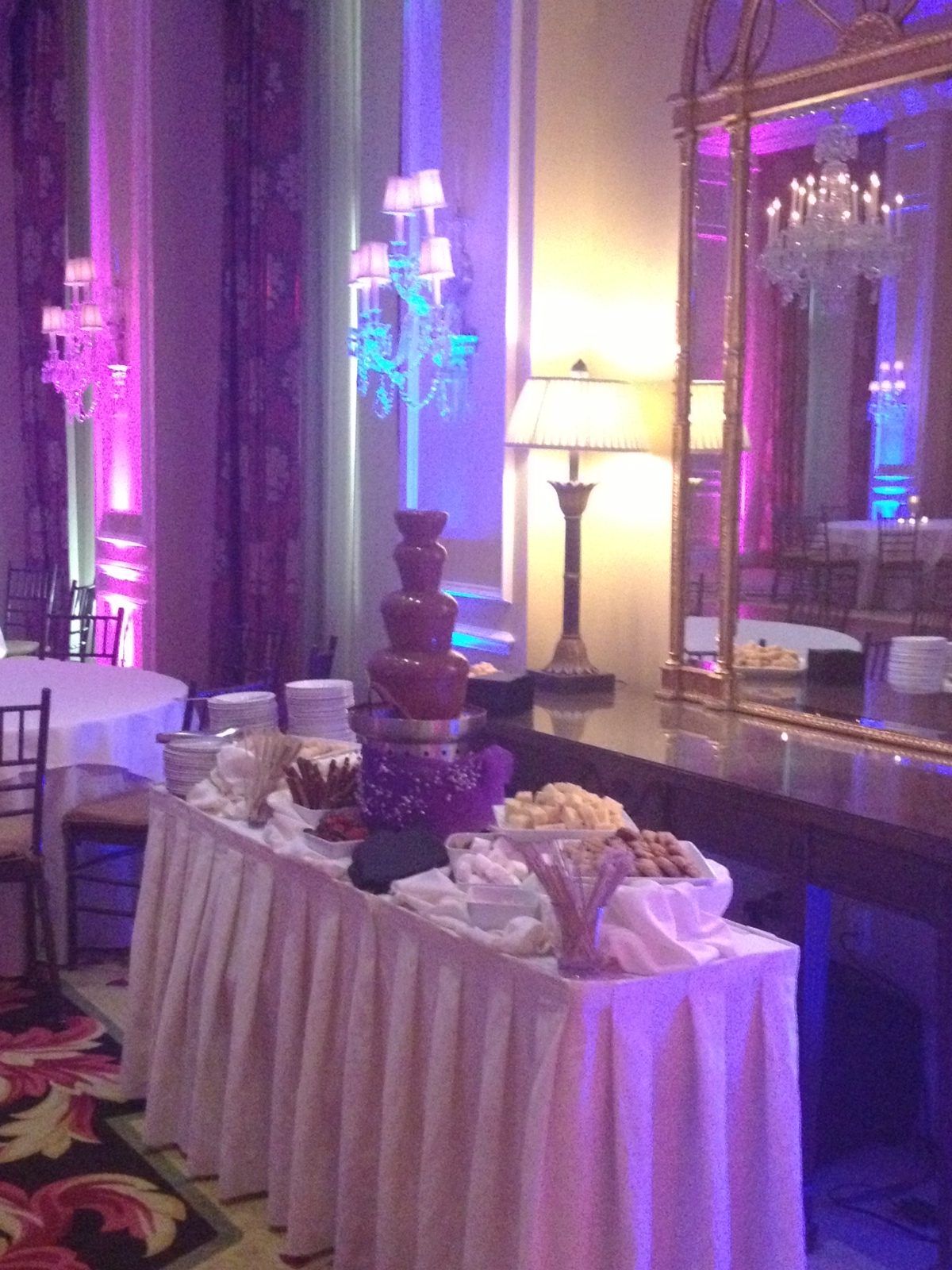 cascading chocolate at Samuels Grand Manor rotated