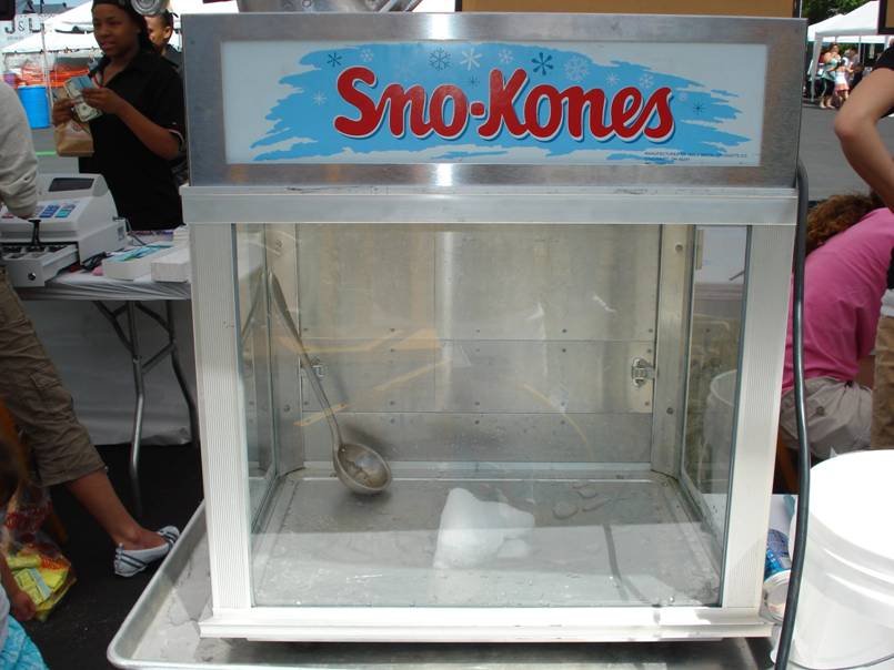 sno cone machine will create crushed ice immediately 1