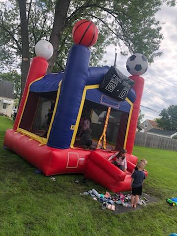 sports 15x15 bounce house